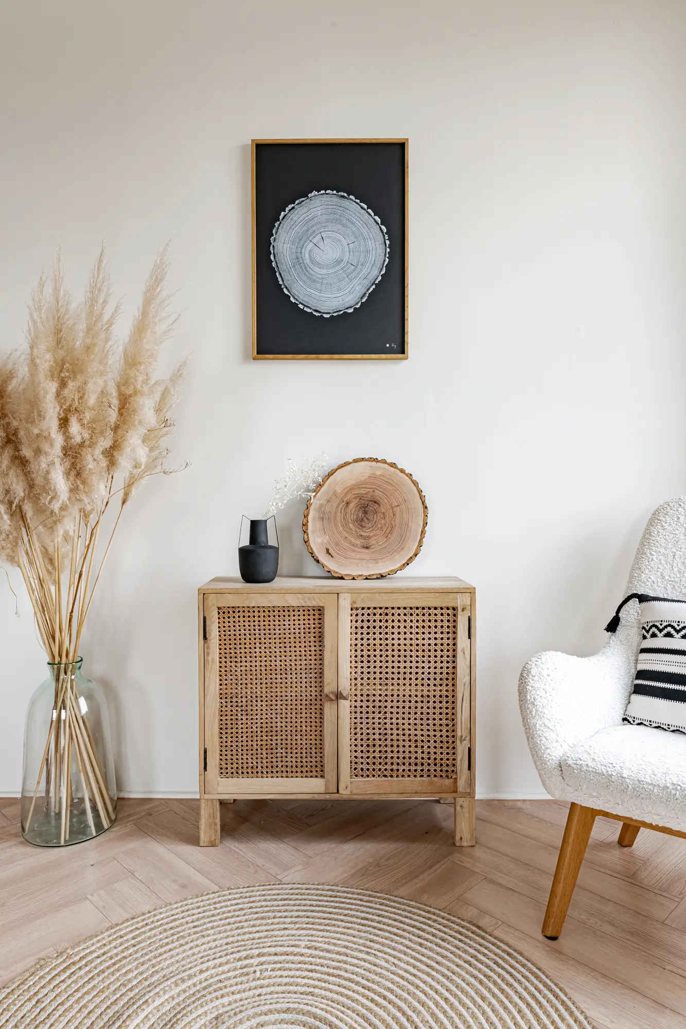 115 éves Kőris/5 — fametszet lenyomat, Kovács Ágó